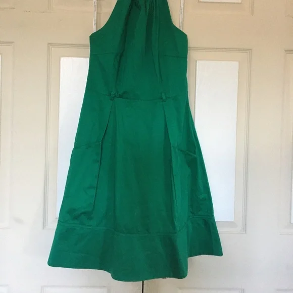 Calvin Klein halter green dress